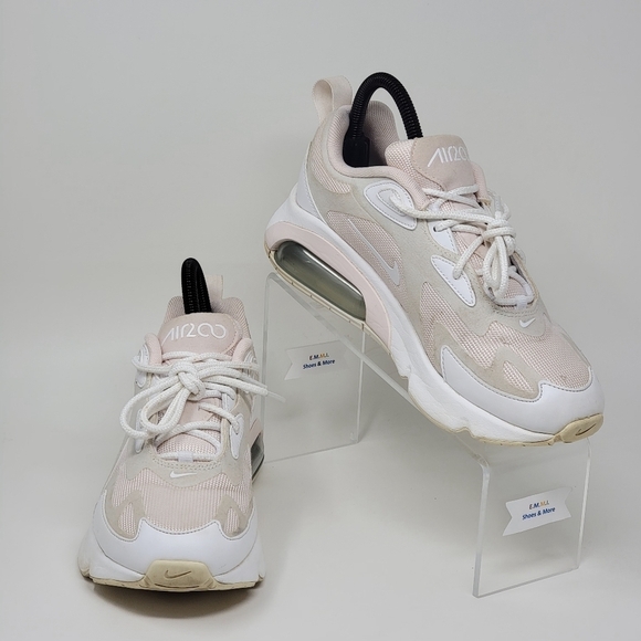 NIKE AT6175-600 LIGHT SOFT PINK AIR MAX 200 WOMENS SNEAKER SIZE 7 PREOWNED - Picture 1 of 10